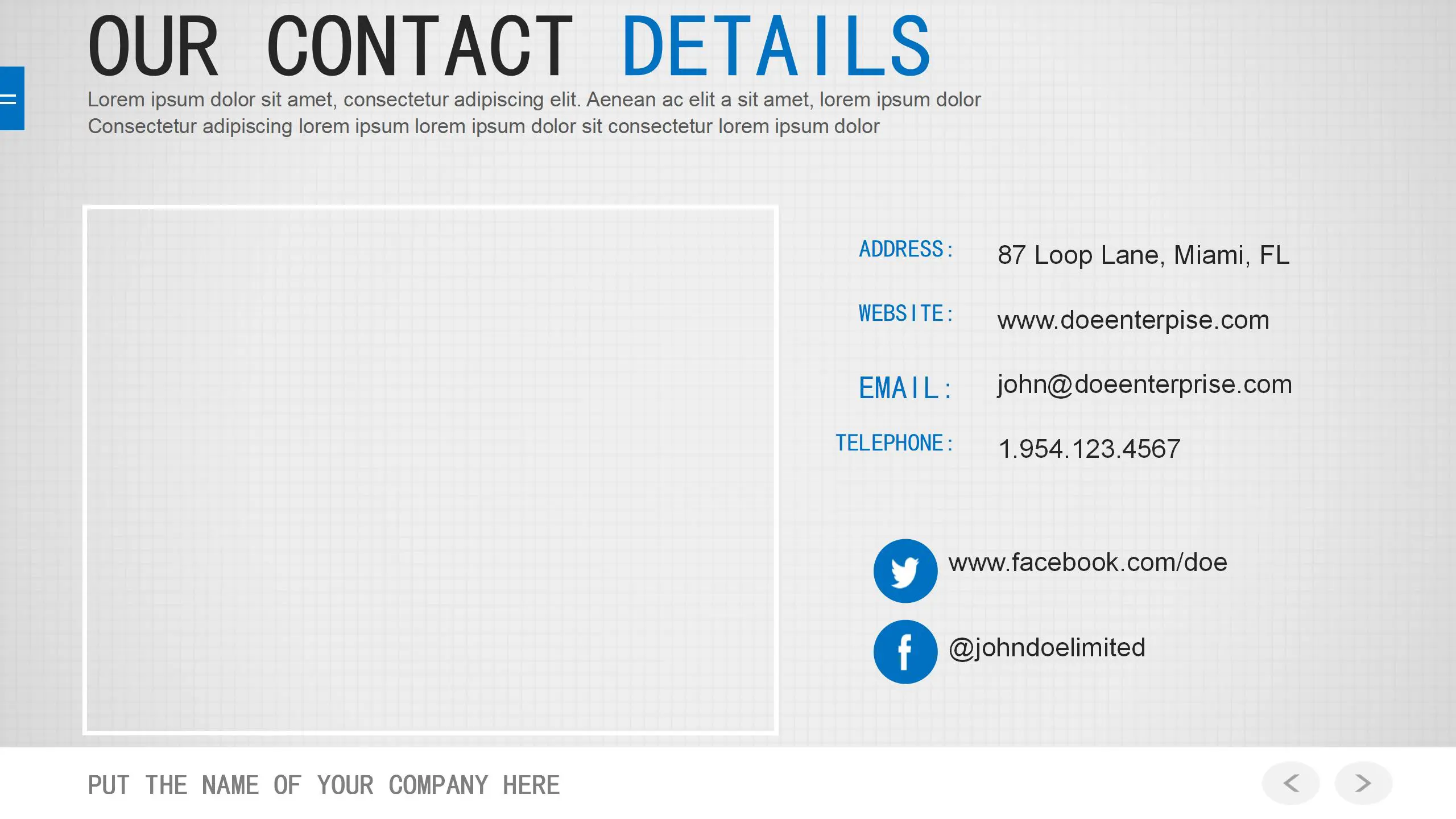 蓝灰商务风英文PPT模板_PPT_模板_柚墨yomoer