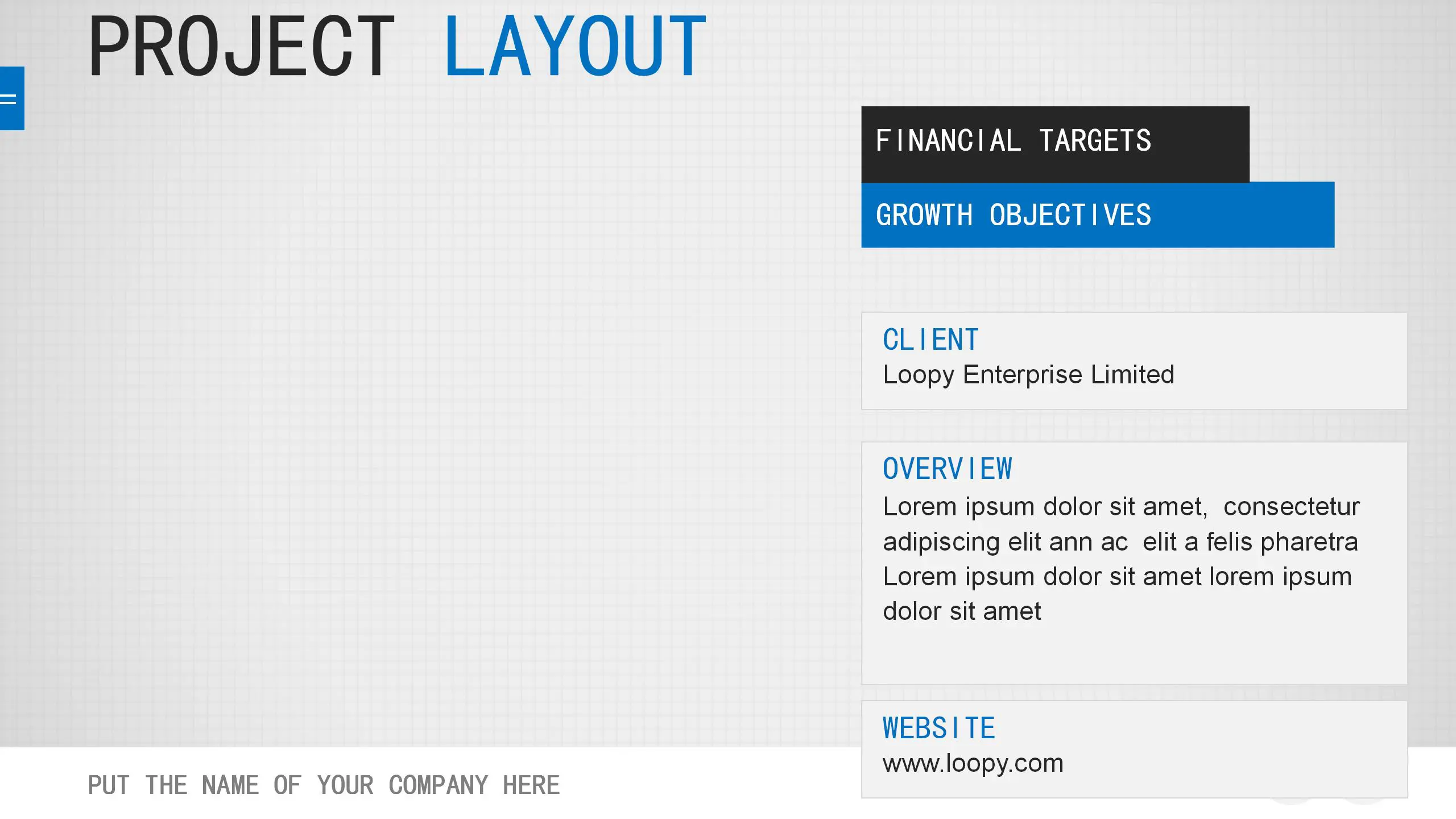 蓝灰商务风英文PPT模板_PPT_模板_柚墨yomoer